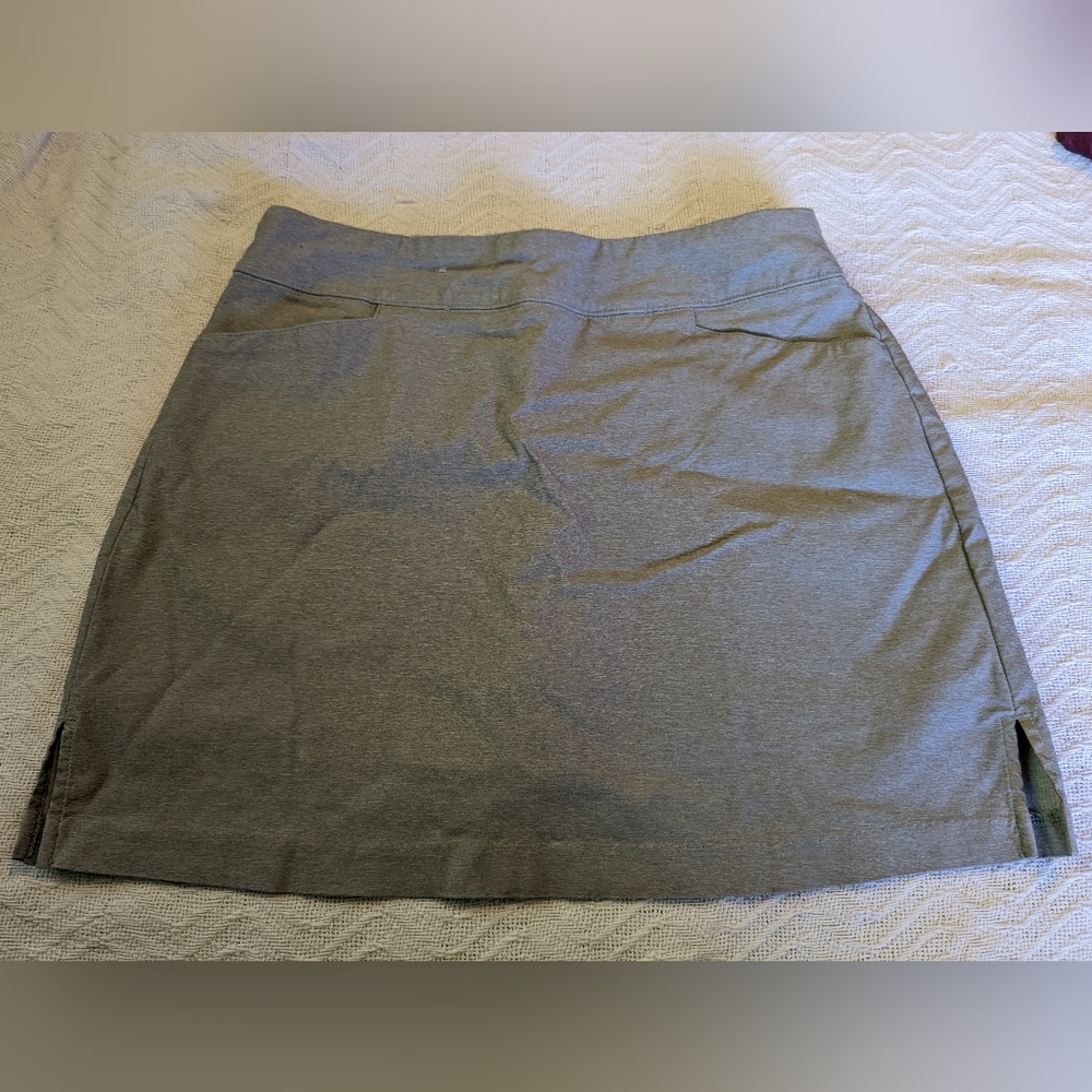 Grey golf skort
